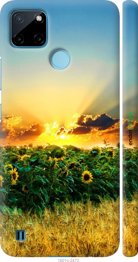 

3D пластиковий матовий чохол "Україна" для Realme C21Y