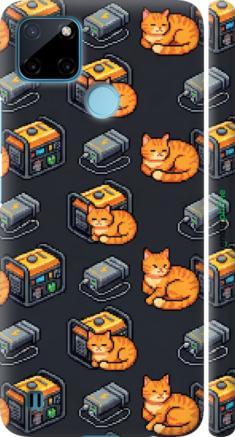 3D пластиковый матовый чехол Autonomous Zone для Realme C25Y - 6771m-2553 изображение 