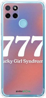 Силіконовий протиударний с посиленими кутами чохол 'Aesthetic Aura Gradient 777 Lucky Energy' для Realme C25Y зображення 5