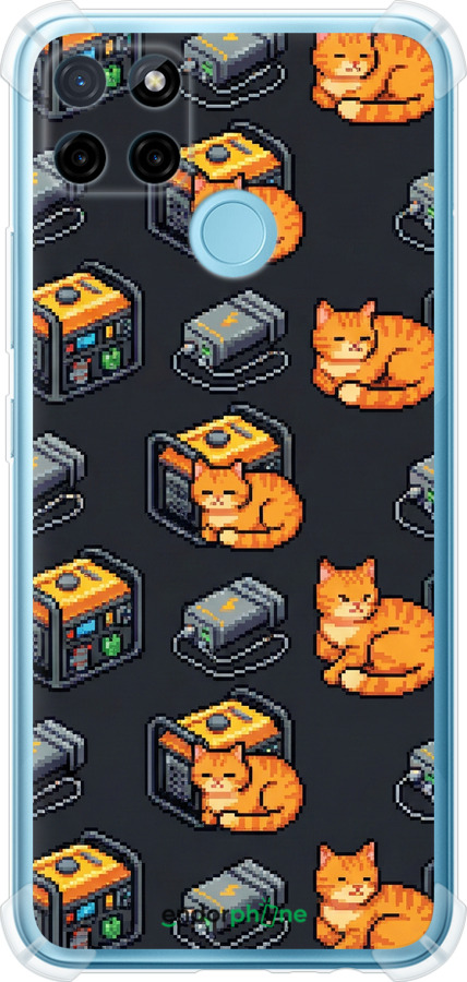 Силикон с усиленными углами чехол Autonomous Zone для Realme C25Y - 6771sp-2553 изображение 