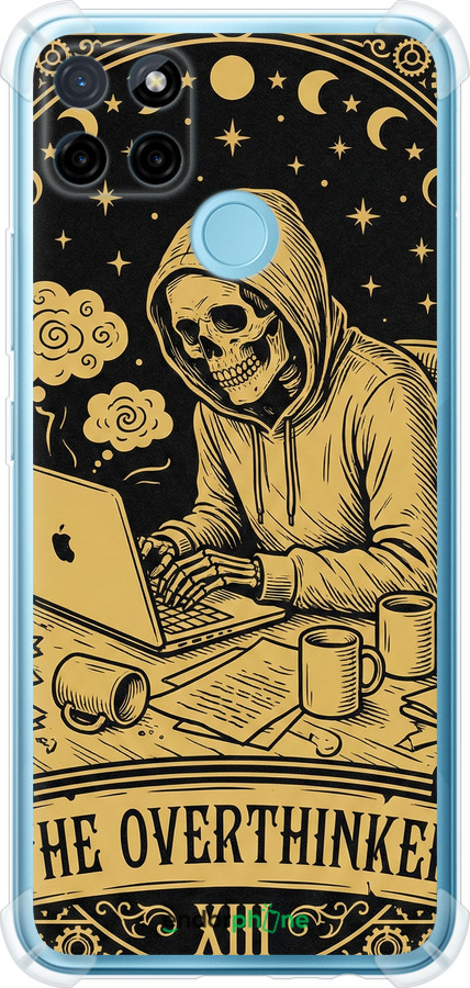 Силіконовий протиударний с посиленими кутами чехол The Overthinker для Realme C25Y - 6774sp-2553 изображение 