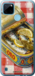 Силиконовый чехол Vintage Sardine Tin Phone для Realme C25Y - 6772u-2553 изображение 