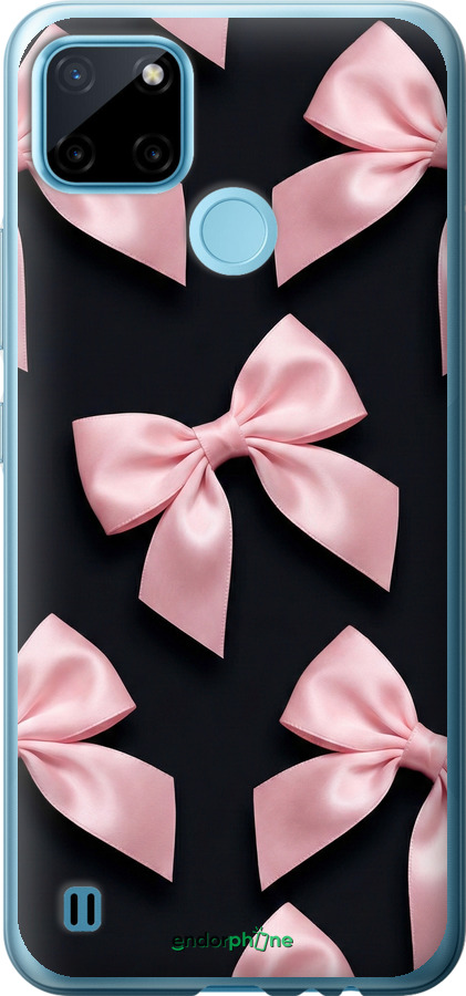 Силіконовий чехол Coquette Ribbons Dark Coquette для Realme C25Y - 6767u-2553 изображение 