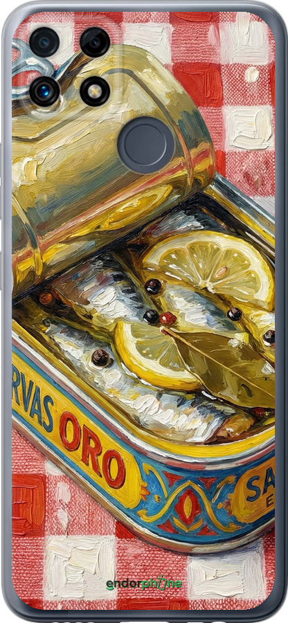 Силіконовий чехол Vintage Sardine Tin Phone для Realme C25 - 6772u-3613 изображение 