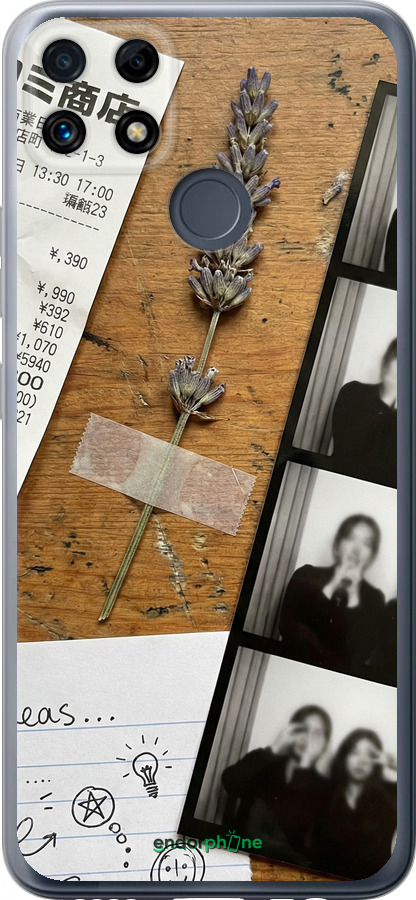 Силиконовый чехол Aesthetic Scrapbook Collage для Realme C25 - 6773u-3613 изображение 