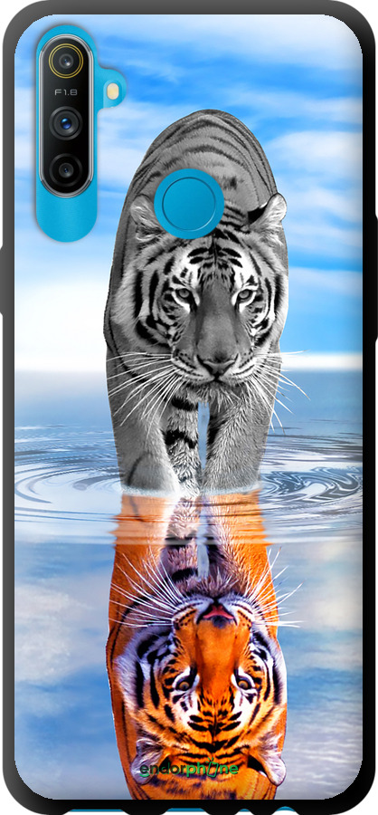 TPU чехол Тигр для Realme C3 - 6016b-1889 изображение 