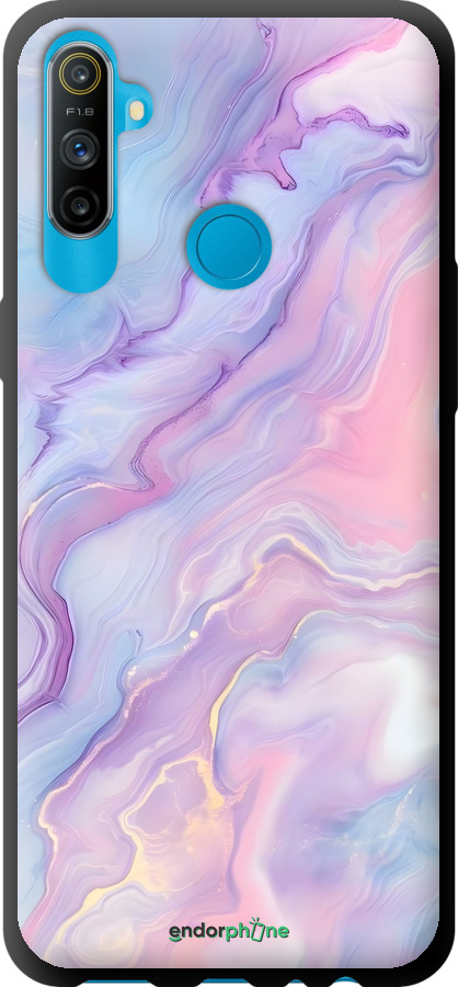 TPU чехол Нежный мрамор для Realme C3 - 6310b-1889 изображение 