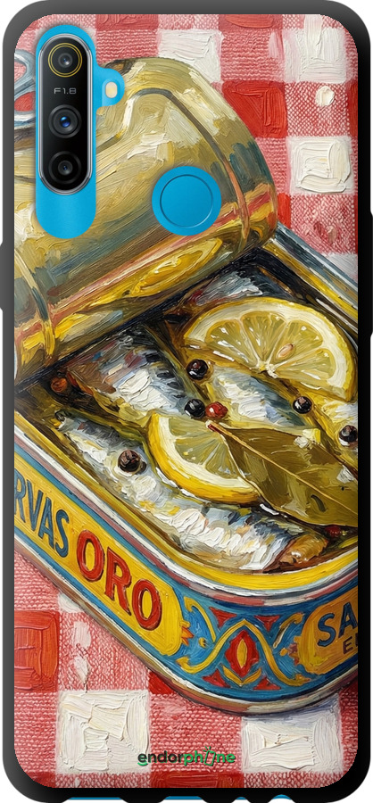 TPU чехол Vintage Sardine Tin Phone для Realme C3 - 6772b-1889 изображение 