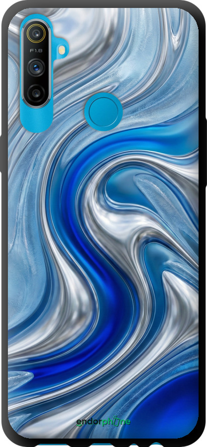 TPU чехол Liquid Chrome для Realme C3 - 6781b-1889 изображение 