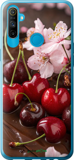 2D пластиковий чехол Вишня у шоколаді для Realme C3 - 6698t-1889 изображение 