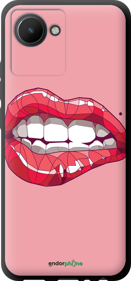 TPU чехол Sexy lips для Realme C30 - 4174b-2700 изображение 
