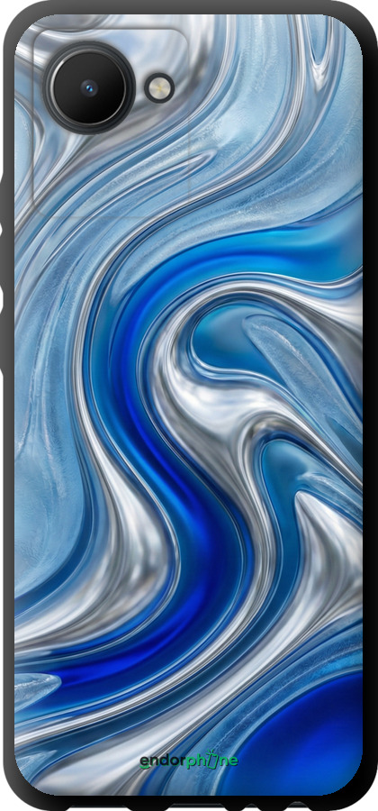 TPU чехол Liquid Chrome для Realme C30 - 6781b-2700 изображение 