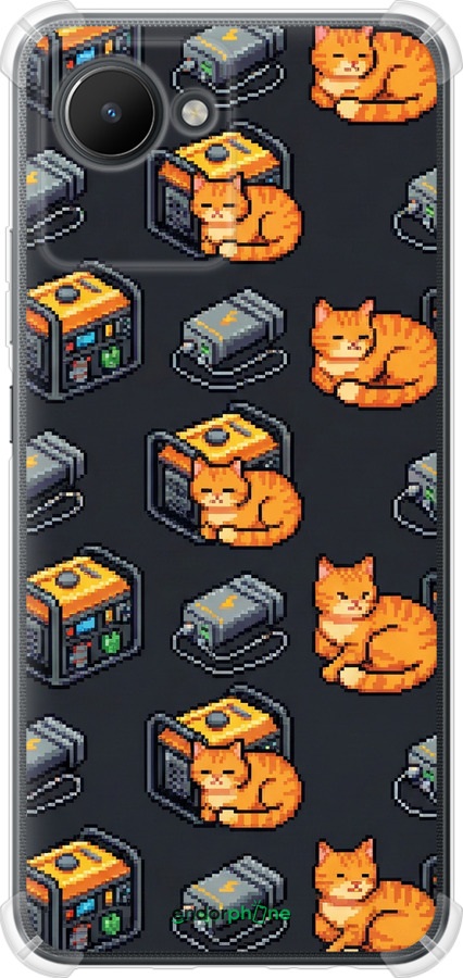 Силикон с усиленными углами чехол Autonomous Zone для Realme C30 - 6771sp-2700 изображение 