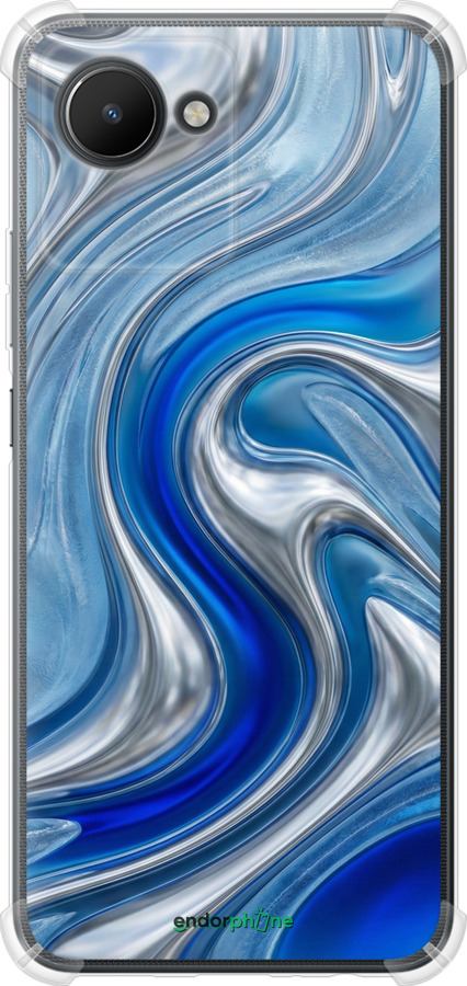 Силикон с усиленными углами чехол Liquid Chrome для Realme C30 - 6781sp-2700 изображение 