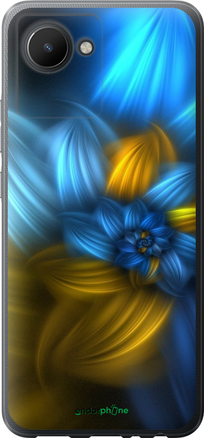 

Силіконовий чохол "Візерунок 46" для Realme C30, Синій