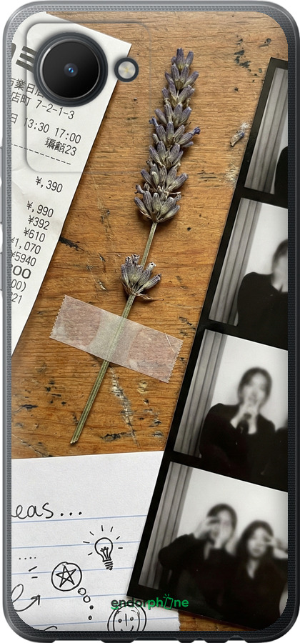 Силиконовый чехол Aesthetic Scrapbook Collage для Realme C30 - 6773u-2700 изображение 