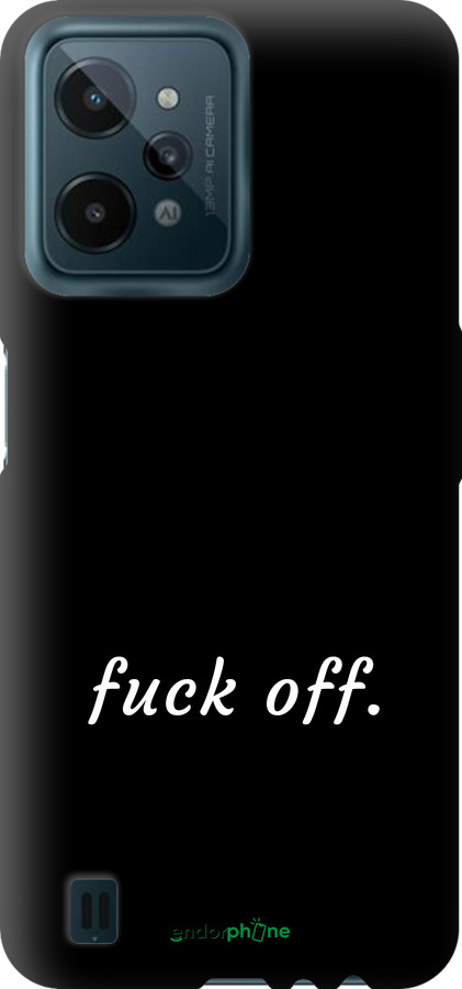 TPU чехол Fuck off для Realme C31 - 4731b-2593 изображение 