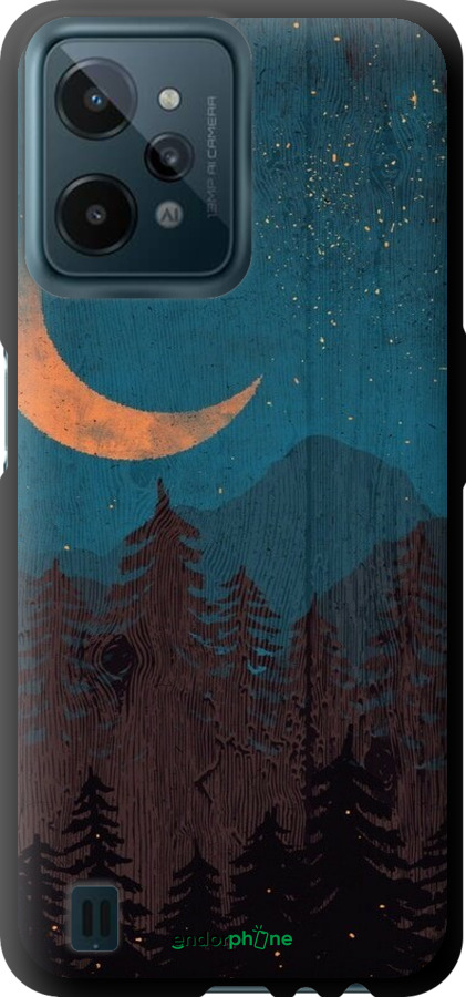 TPU чехол Звездный лес для Realme C31 - 6480b-2593 изображение 