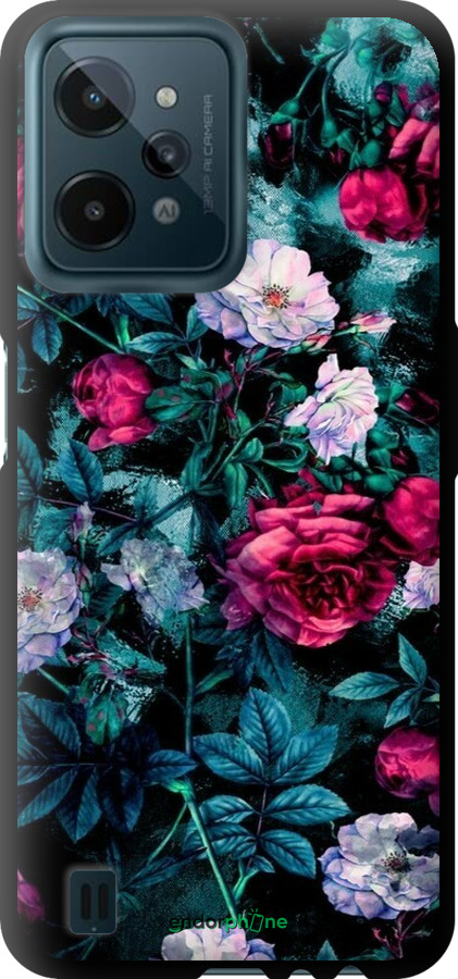 TPU чехол Сад и розы для Realme C31 - 6483b-2593 изображение 
