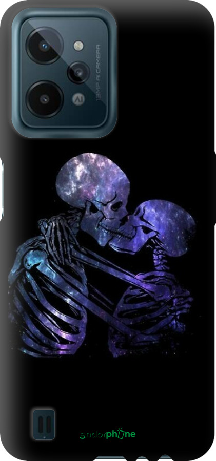 TPU чехол Із зображенням скелета для Realme C31 - 6537b-2593 изображение 