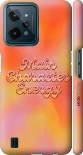 3D пластиковый матовый чехол Aura Gradient Main Character Energy Aesthetic Y2K для Realme C31 - 6783m-2593 изображение 