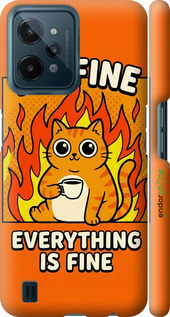 3D пластиковый матовый чехол 'Funny Cat' для Realme C31 изображение 17