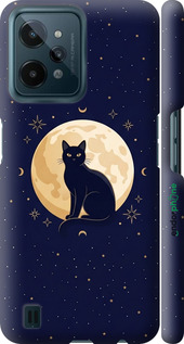3D пластиковый матовый чехол 'Cute Cat Celestial/Witchy' для Realme C31 изображение 9