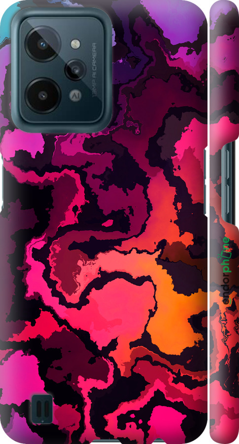 3D пластиковый матовый чехол № 5386 для Realme C31 - 5386m-2593 изображение 