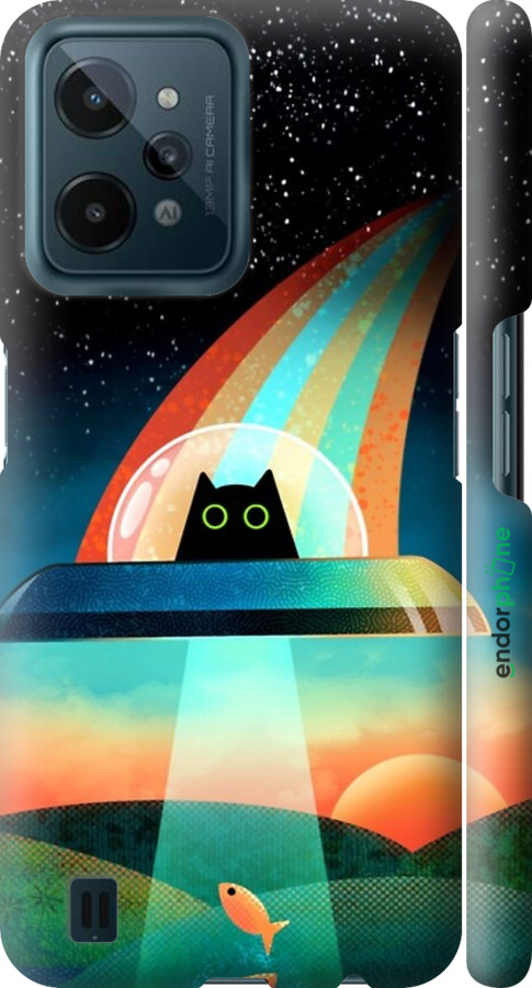 3D пластиковый матовый чехол № 5395 для Realme C31 - 5395m-2593 изображение 