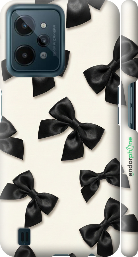 3D пластиковий матовий чехол Dark Coquette для Realme C31 - 6765m-2593 изображение 