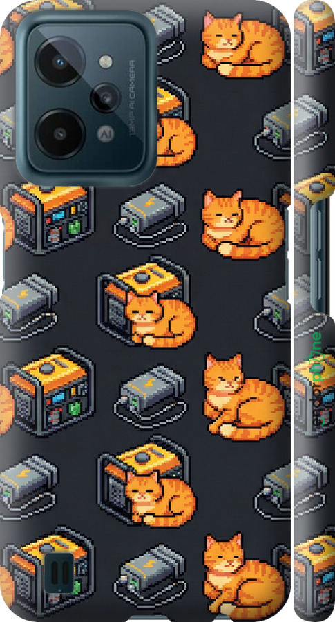 3D пластиковый матовый чехол Autonomous Zone для Realme C31 - 6771m-2593 изображение 