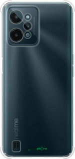 Силикон с усиленными углами чехол 'Прозрачный' для Realme C31 изображение 8