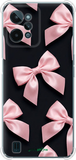 Силикон с усиленными углами чехол Coquette Ribbons Dark Coquette для Realme C31 - 6767sp-2593 изображение 