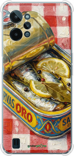 Силикон с усиленными углами чехол Vintage Sardine Tin Phone для Realme C31 - 6772sp-2593 изображение 