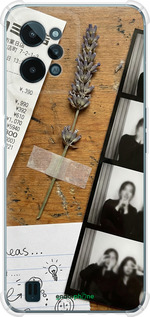 Силикон с усиленными углами чехол Aesthetic Scrapbook Collage для Realme C31 - 6773sp-2593 изображение 