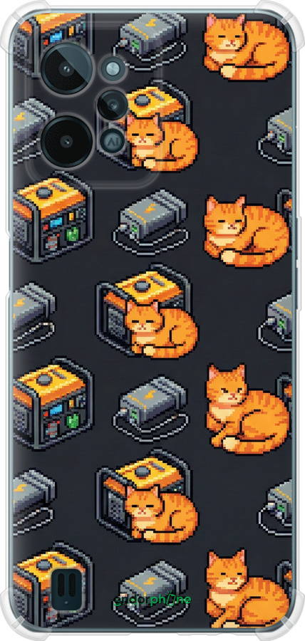 Силикон с усиленными углами чехол Autonomous Zone для Realme C31 - 6771sp-2593 изображение 