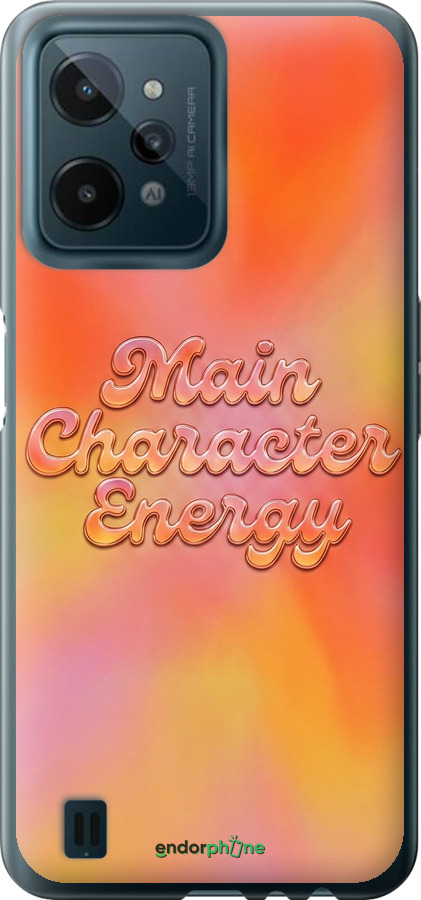 Силиконовый чехол Aura Gradient Main Character Energy Aesthetic Y2K для Realme C31 - 6783u-2593 изображение 