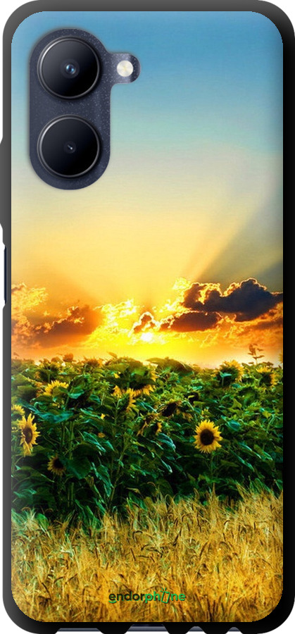 

TPU чорний чохол "Україна" для Realme C33