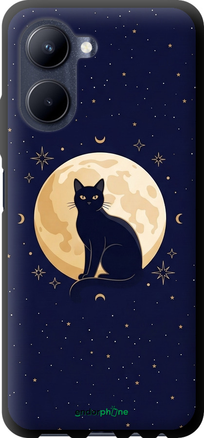 TPU чехол Cute Cat Celestial/Witchy для Realme C33 - 6787b-2870 изображение 