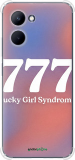 Силіконовий протиударний с посиленими кутами чохол 'Aesthetic Aura Gradient 777 Lucky Energy' для Realme C33 зображення 3