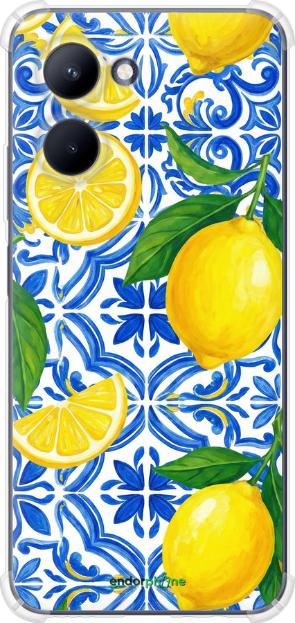 Силіконовий протиударний с посиленими кутами чехол Grocery Girl Italian Summer для Realme C33 - 6766sp-2870 изображение 