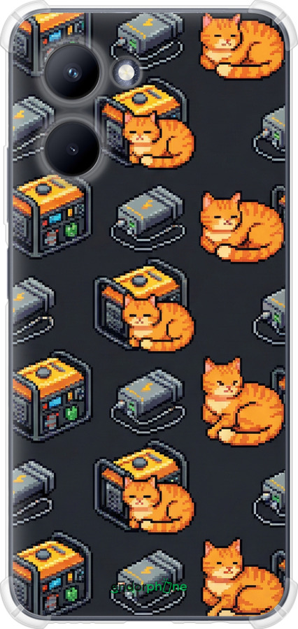 Силикон с усиленными углами чехол Autonomous Zone для Realme C33 - 6771sp-2870 изображение 