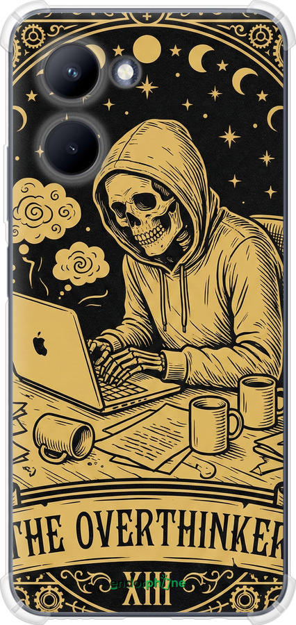 Силикон с усиленными углами чехол The Overthinker для Realme C33 - 6774sp-2870 изображение 