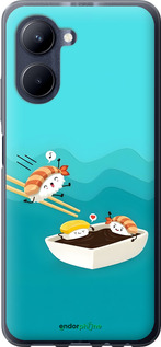 Силиконовый чехол Суши для Realme C33 - 6354u-2870 изображение 