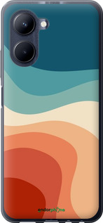 Силиконовый чехол В стиле ретро с волнами для Realme C33 - 6531u-2870 изображение 