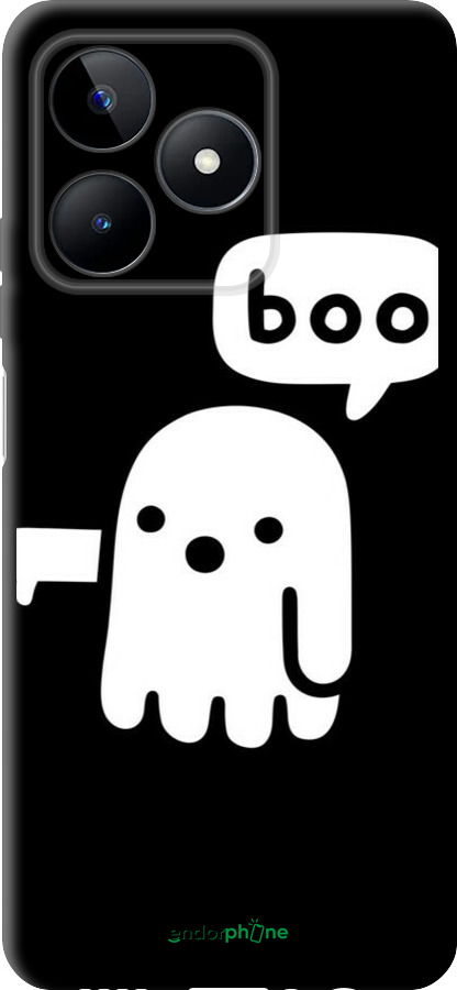 TPU чехол Призрак Неодобрения для Realme C51 - 6431b-3467 изображение 