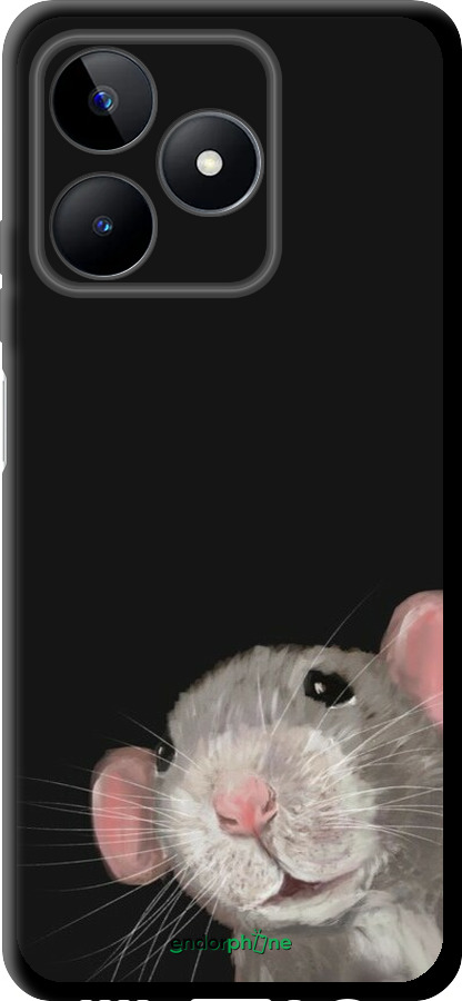 TPU чехол The Peeking Rat для Realme C51 - 6442b-3467 изображение 