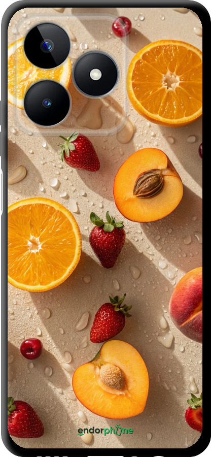 TPU чехол Фрукты 3 для Realme C51 - 6703b-3467 изображение 