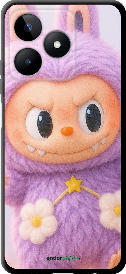 TPU чехол Лабубу для Realme C51 - 6708b-3467 изображение 