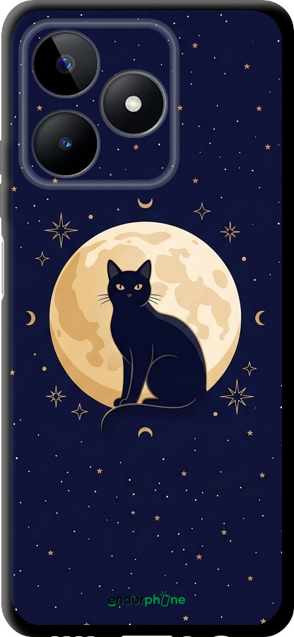 TPU чехол Cute Cat Celestial/Witchy для Realme Narzo N53 - 6787b-4042 изображение 